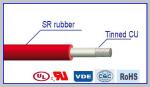 Cabo elétrico revestido de silicone resistente a temperatura AWM 3132