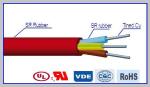 Cabo multicondutor isolado em silicone SIHF